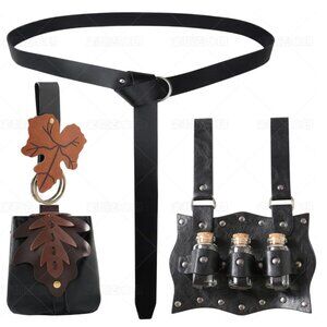 Medieval Alchemy Faux Leather Belt Bag